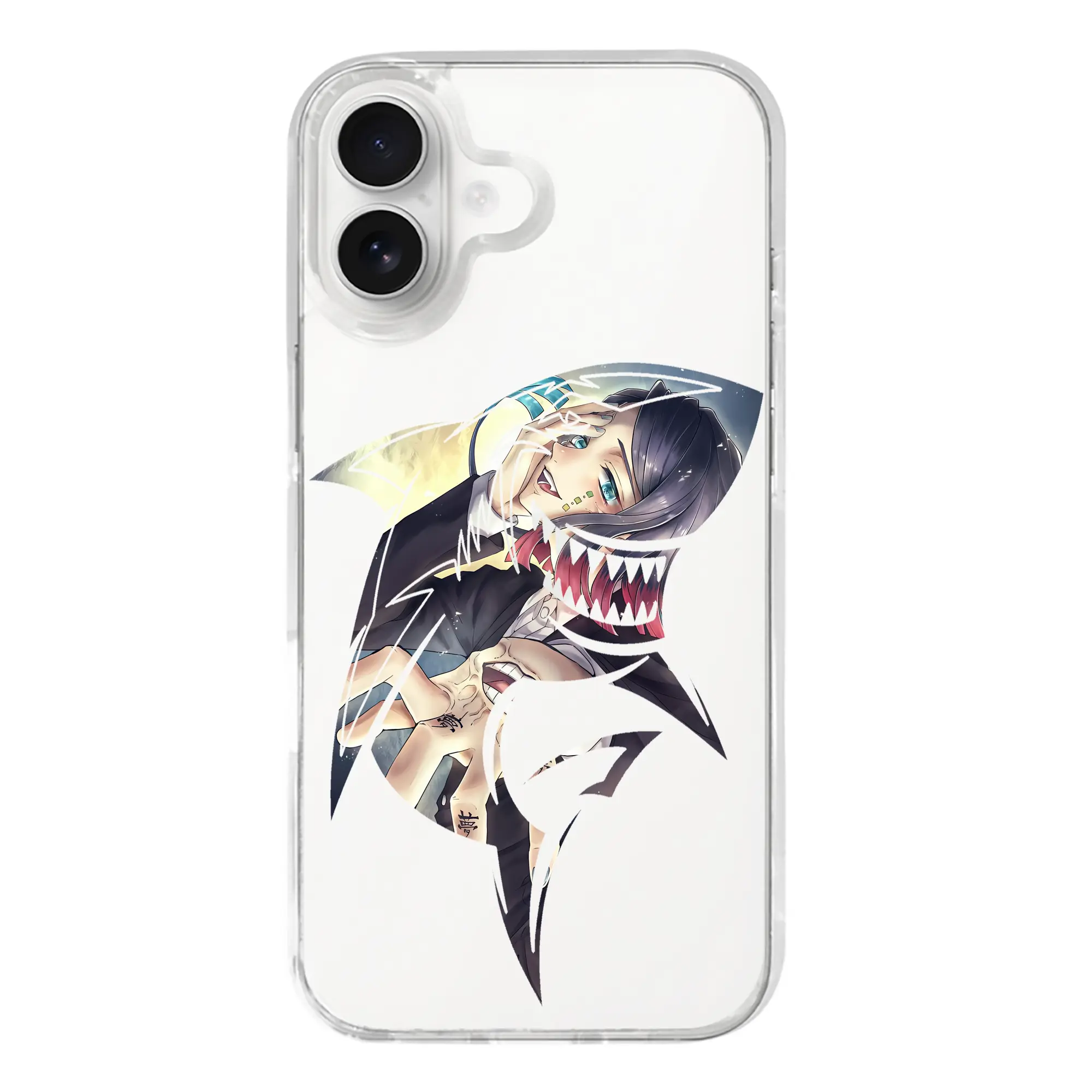 鬼滅の刃 グッズ,魘夢 - iPhone 17シリーズ 透明スマホケース – 薄型・耐衝撃・精密フィット保護カバー